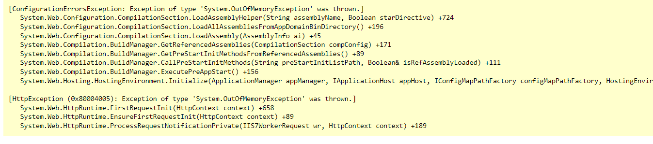 OutOfMemoryException issue