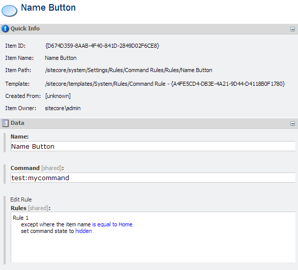  RuleBased User Interface Components for the Sitecore Client Sitecore Community